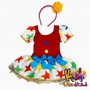 Fantasia Luxo Palhacinha (Bebê)