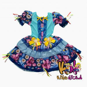 Vestido Junino Infantil Leonor