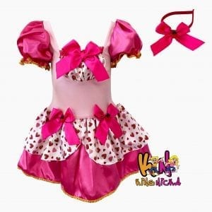 Fantasia Luxo Princesa Morango