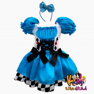 Fantasia Luxo Alice (com tiara)