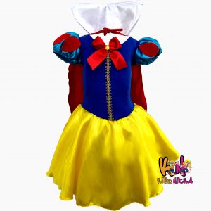 Fantasia Luxo Princesa Branca de Neve (com capa e tiara)